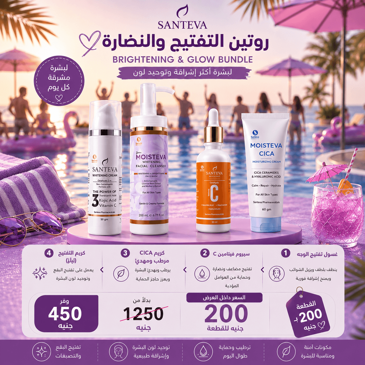 Santeva Brightening & Glow Routine